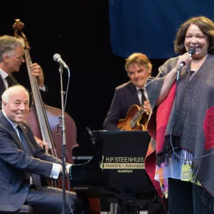 Trio Lex Jaspers met Marjorie Barnes